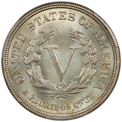 1883 5C PCGS/CAC MS65 (No CENTS)