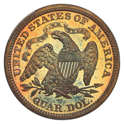 1870 25C CACG PR66 ex: D.L. Hansen - Liberty Seated Quarter