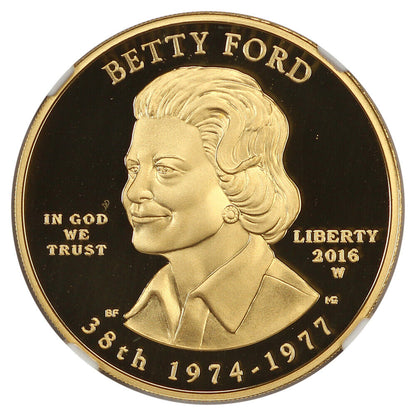 2016-W $10 Betty Ford NGC PR70DCAM - First Spouses