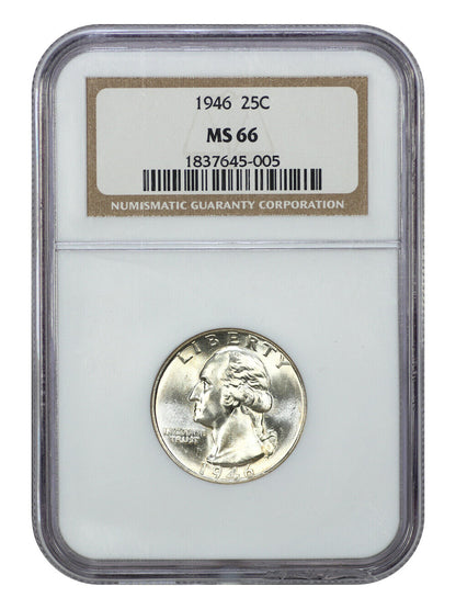 1946 25C NGC MS66 - Washington Quarter