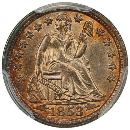 1853 10C PCGS MS66 (Arrows) ex: D.L. Hansen