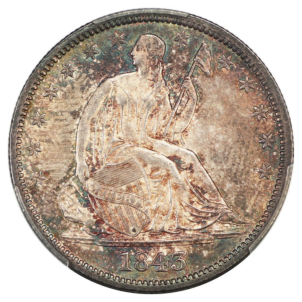 1843-O 50C PCGS MS63