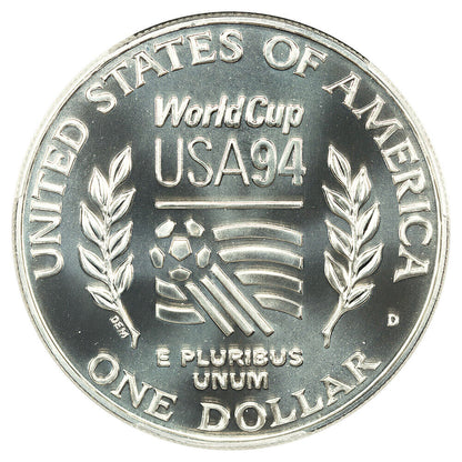 1994-D $1 World Cup PCGS MS70 - $1 (Silver)