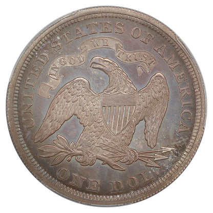 1869 $1 PCGS PR65 ex: D.L. Hansen