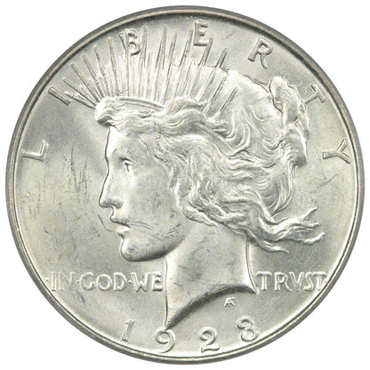 1923-D $1 PCGS MS64 - Peace Dollar - Better D-Mint