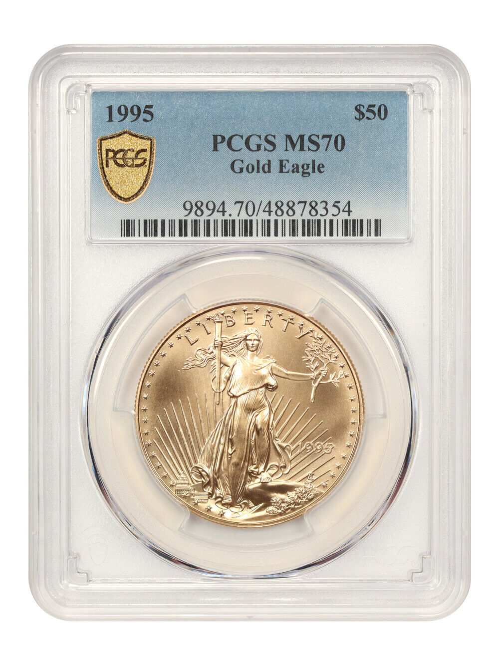 1995 $50 Gold Eagle PCGS MS70