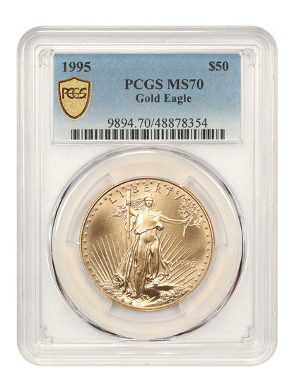 1995 $50 Gold Eagle PCGS MS70