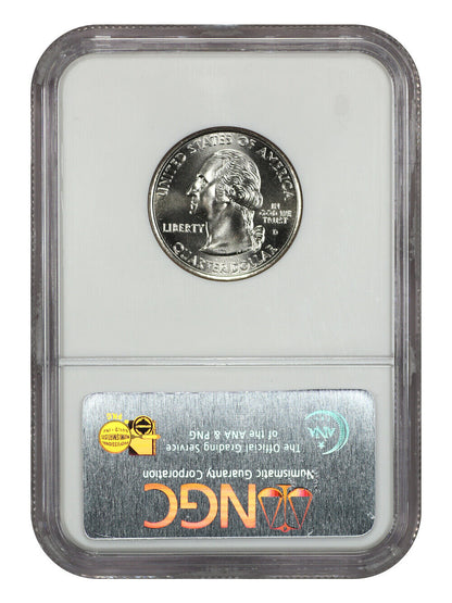 2005-D 25C California NGC SP69 (Satin Finish) - Washington 50 States Quarters