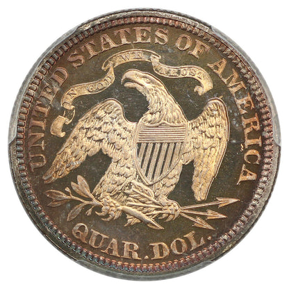 1880 25C PCGS PR68 ex: D.L. Hansen