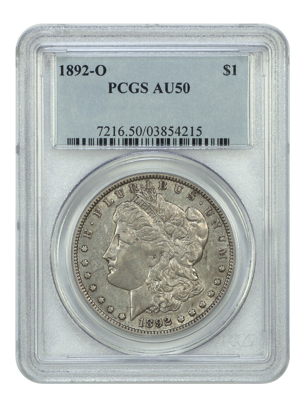 1892-O $1 PCGS AU50 - Morgan Dollar