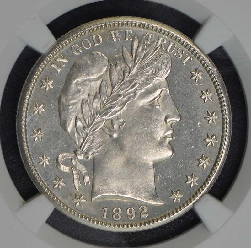 1892-S Barber Half Dollar 50C NGC MS65PL