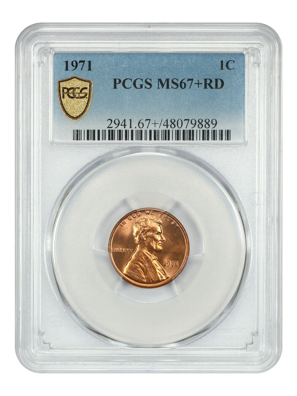 1971 1C PCGS MS67+RD