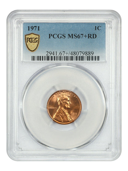 1971 1C PCGS MS67+RD