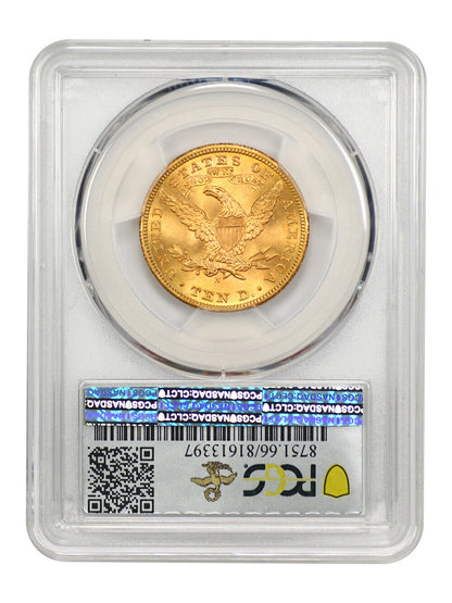 1902-S $10 PCGS MS66 ex: D.L. Hansen