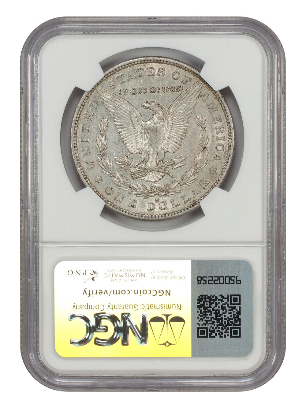 1884-S $1 NGC AU53 - Morgan Dollar - Key Date from San Francisco