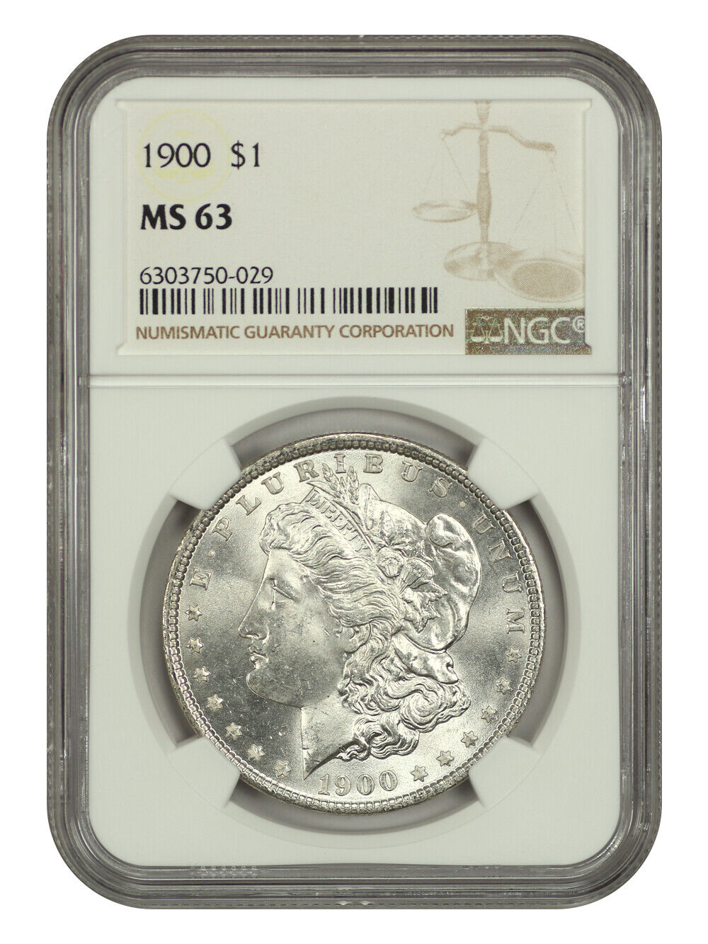 1900 $1 NGC MS63 - Morgan Dollar