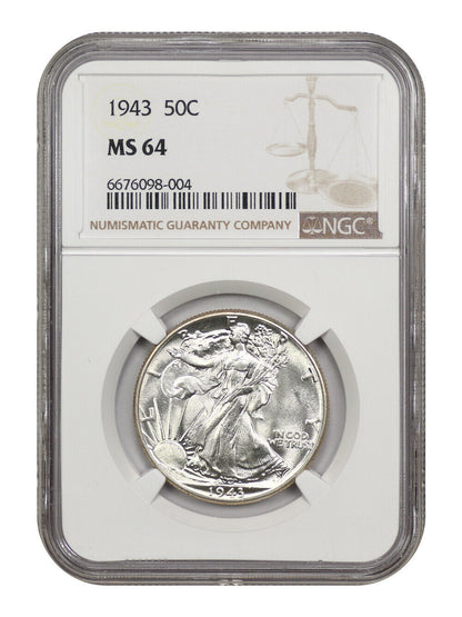 1943 50C NGC MS64