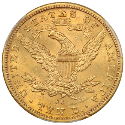 1892-CC $10 PCGS MS62 - Liberty Head $10