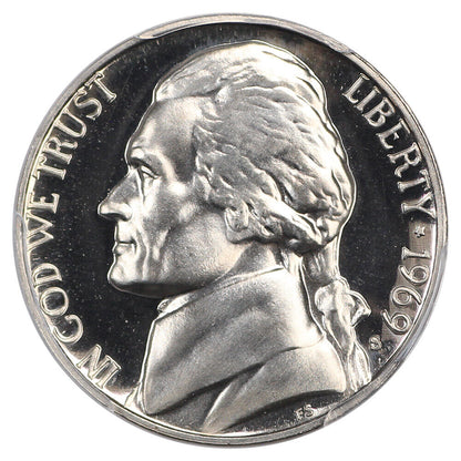 1969-S 5C PCGS PR69CAM - Jefferson Nickel