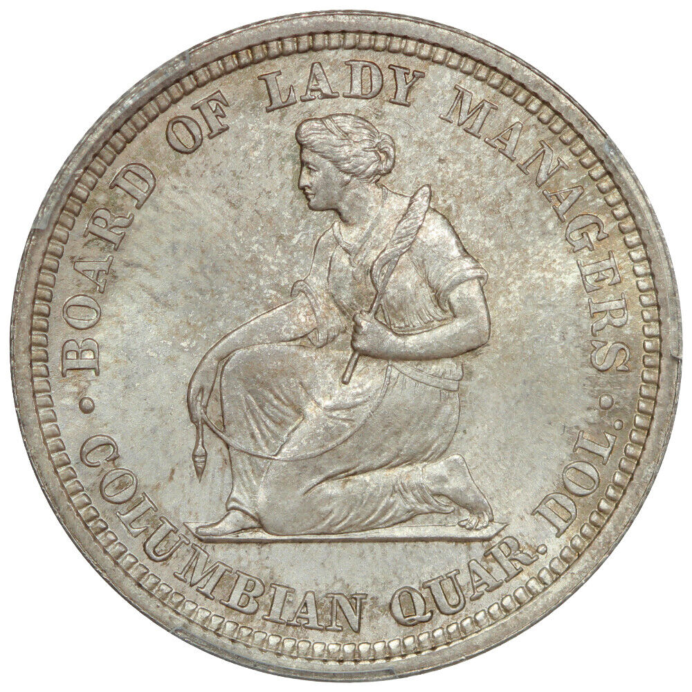 1893 25C Isabella PCGS/CAC MS66+ - Classic Silver Commemorative