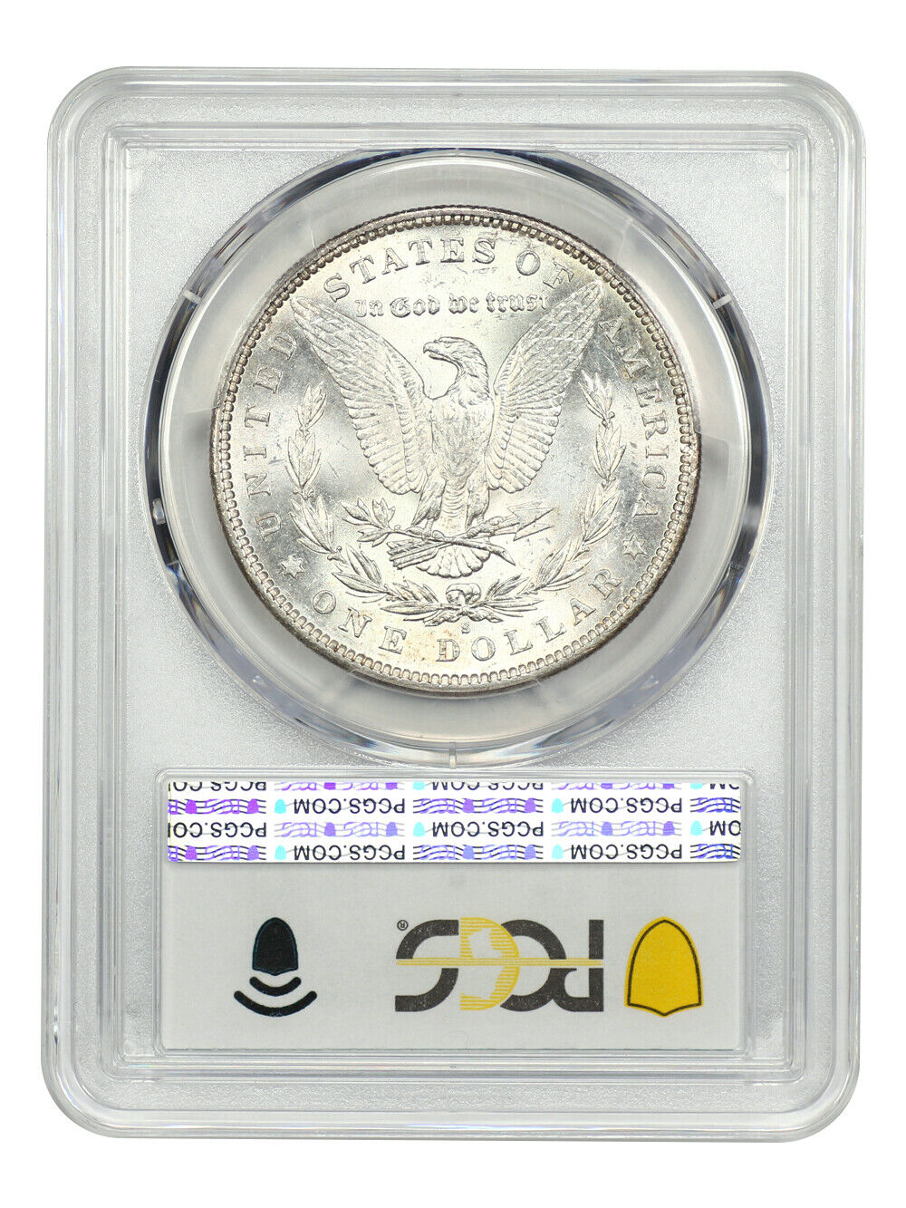 1890-S $1 PCGS MS62