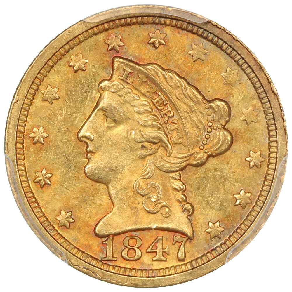 1847-O $2.50 PCGS MS62 ex: D.L. Hansen - Liberty Head $2.5