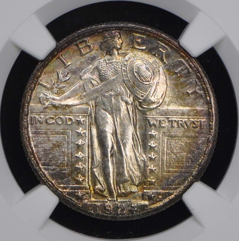 1924-S Standing Liberty Quarter 25C NGC MS66