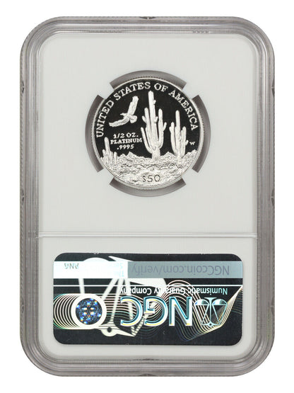 2001-W $50 Statue of Liberty NGC PR70DCAM