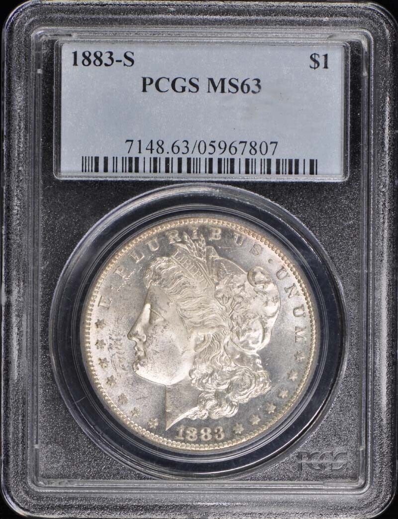 1883-S $1 Morgan Dollar PCGS MS63