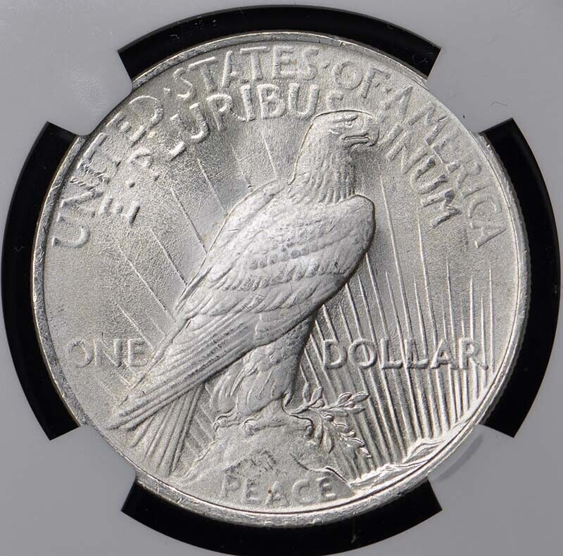 1924 Peace Dollar S$1 NGC MS67