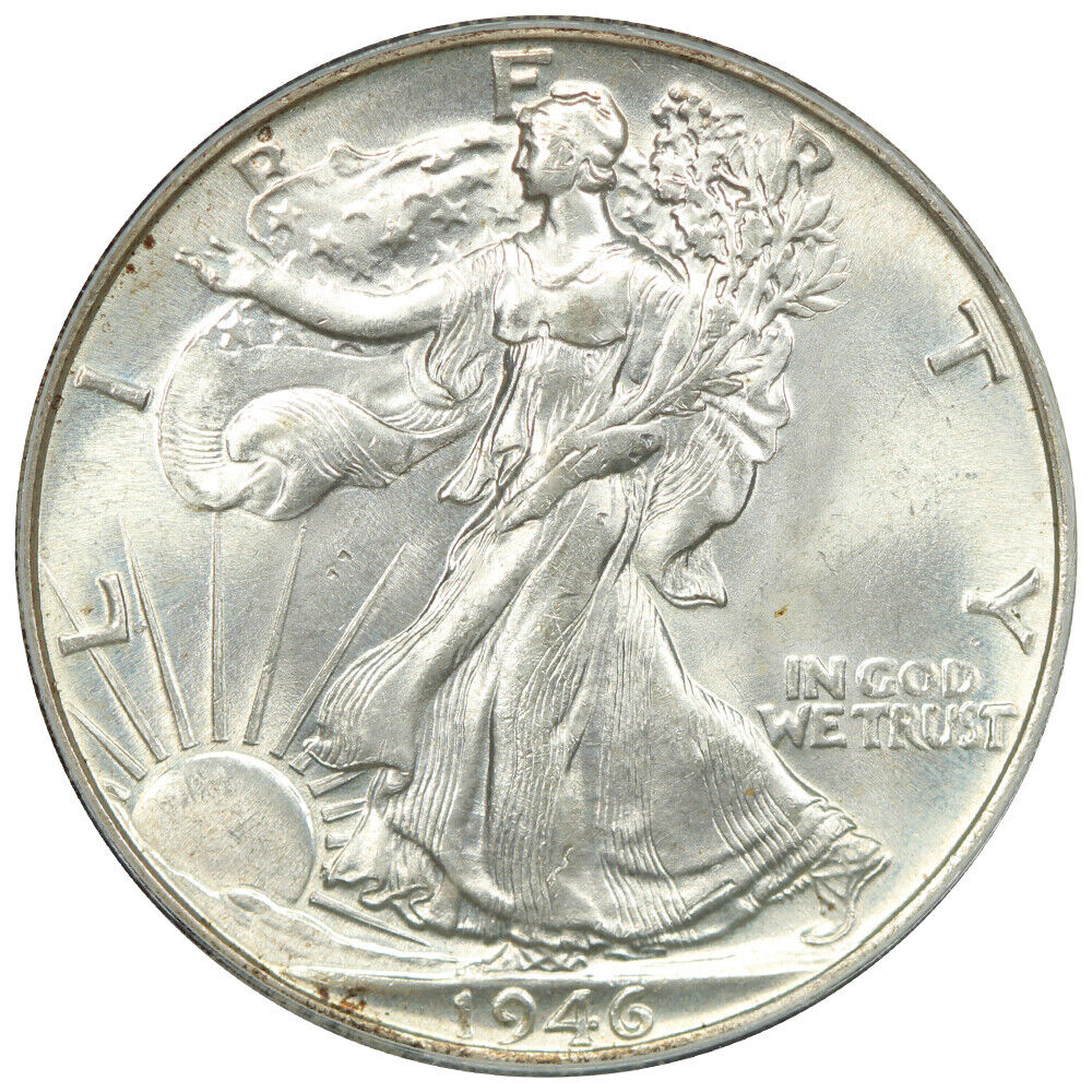 1946 50C PCGS MS66 - Walking Liberty Half Dollar