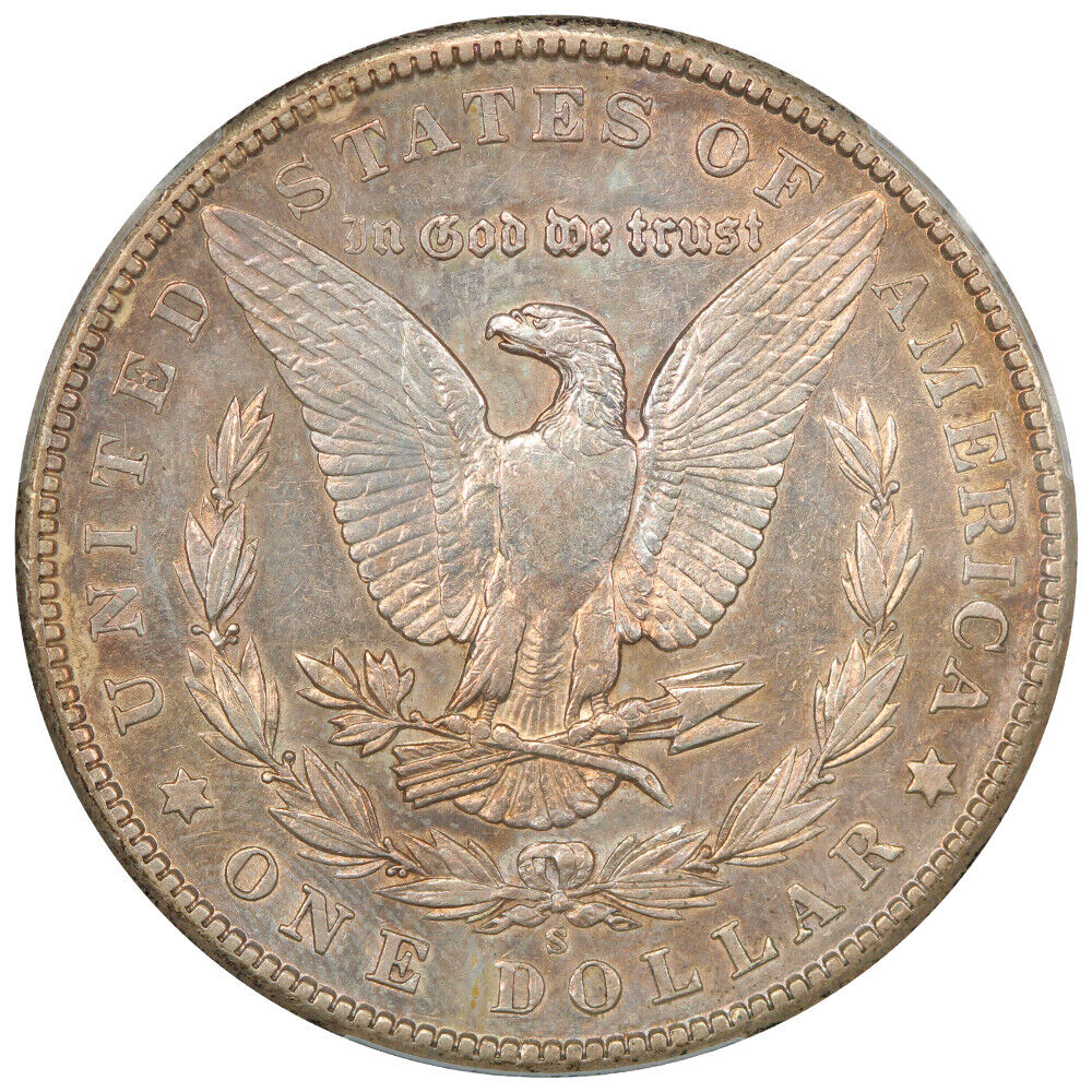 1904-S $1 PCGS AU50 - Morgan Dollar - Key Date S-Mint Morgan Dollar