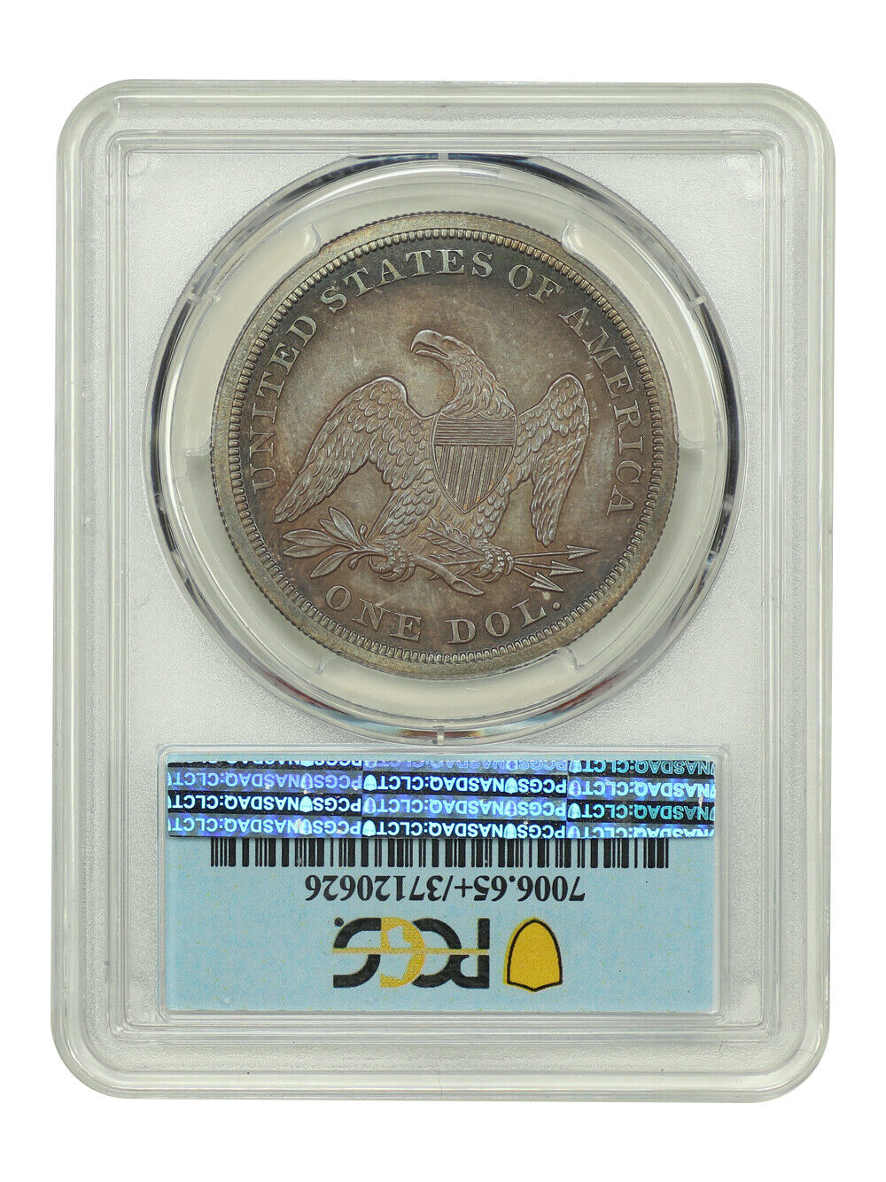 1863 $1 PCGS PR65+ ex: D.L. Hansen