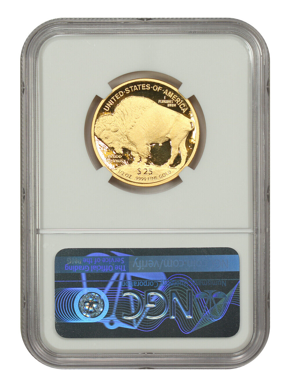 2008-W $25 American Buffalo NGC PR70DCAM (.9999 Fine Gold, Moy Signature)