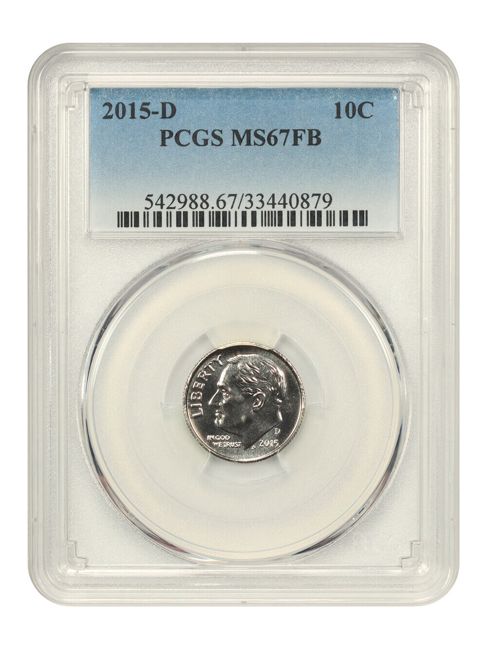 2015-D 10c PCGS MS67 FB