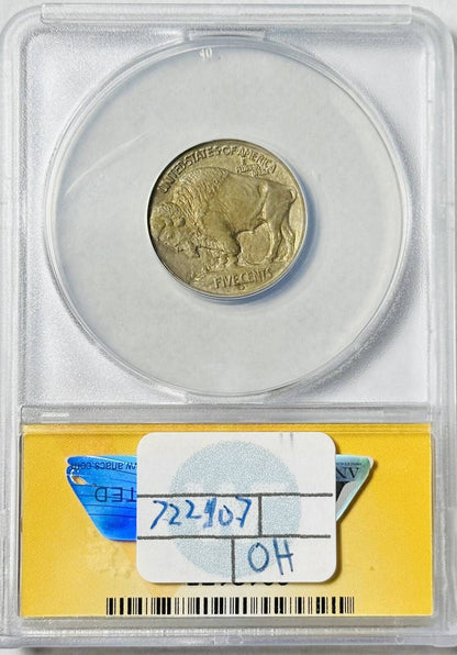 1938 D Buffalo Nickel ANACS AU-58