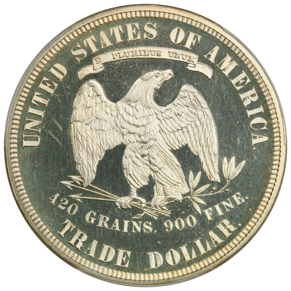 1882 Trade $1 PCGS PR64DCAM