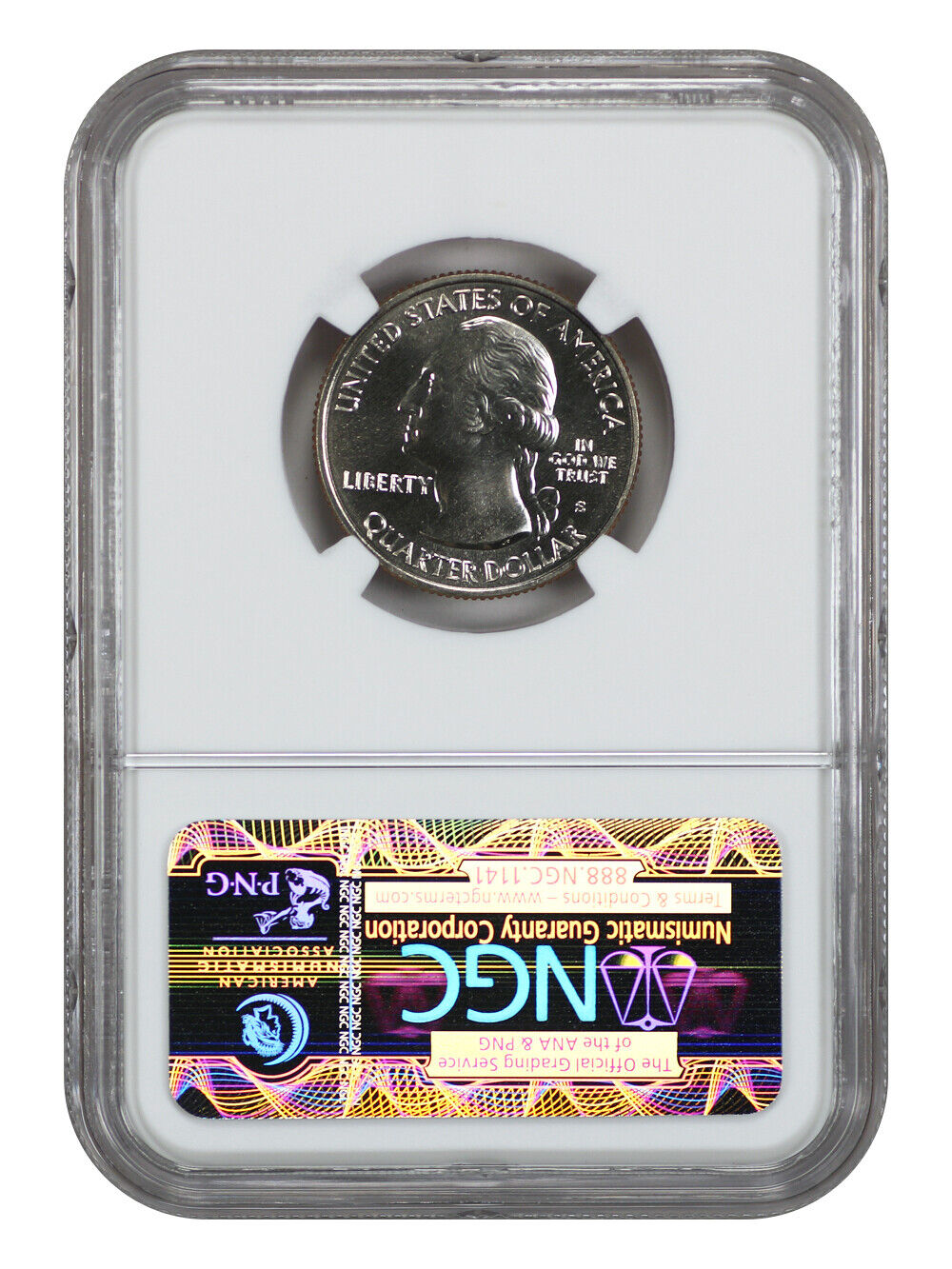 2014-S 25C Everglades NP NGC MS68 - Type 1 - Clad