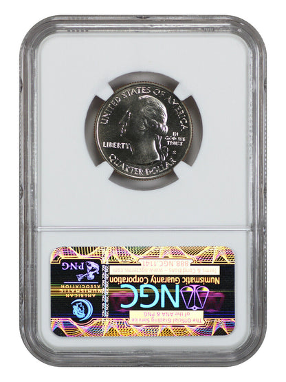 2014-S 25C Everglades NP NGC MS68 - Type 1 - Clad