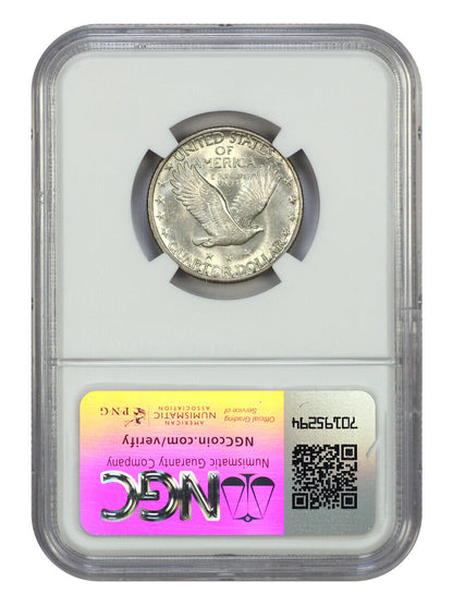 1918-S 25C NGC MS63 - Standing Liberty Quarter