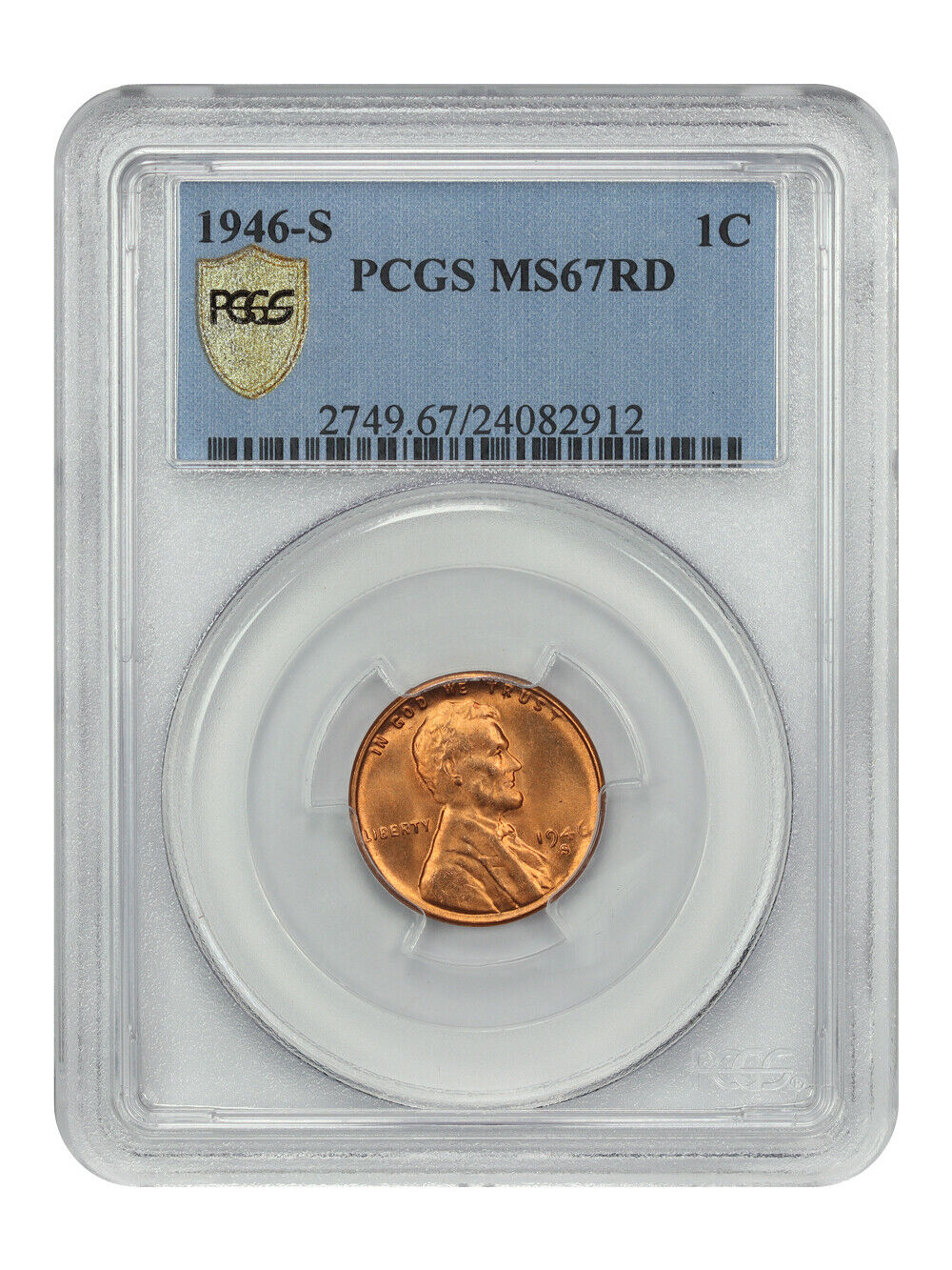 1946-S 1C PCGS MS67RD