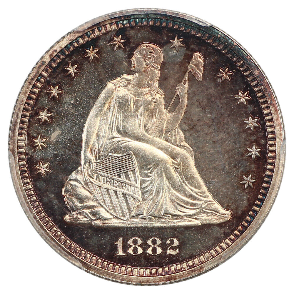 1882 25C PCGS PR66CAM ex: D.L. Hansen