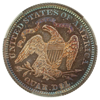 1868 25C CACG PR66 ex: D.L. Hansen - Liberty Seated Quarter