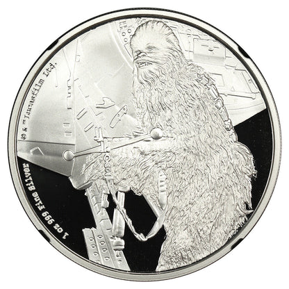 Niue: 2017 Star Wars Chewbacca $2 NGC Proof 69 UCAM (One of First 1500 Struck)