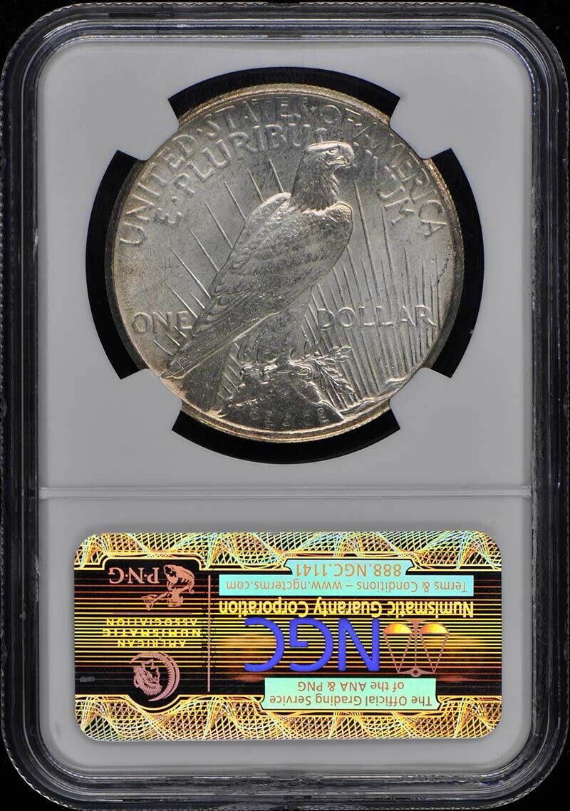 1928 Peace Dollar S$1 NGC MS65