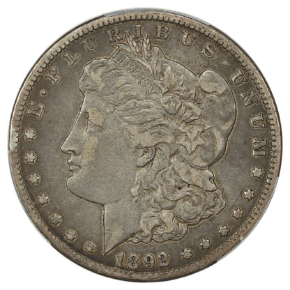 1892-CC $1 PCGS VF30 - Morgan Dollar - Popular, Scarce Carson City Morgan