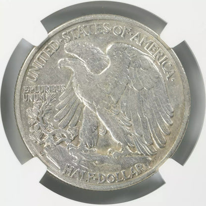 1928 S WALKING LIBERTY HALF DOLLAR 50C NGC CERTIFIED AU ABOUT UNC DETAILS (015)