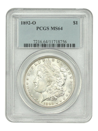 1892-O $1 PCGS MS64 - Morgan Dollar