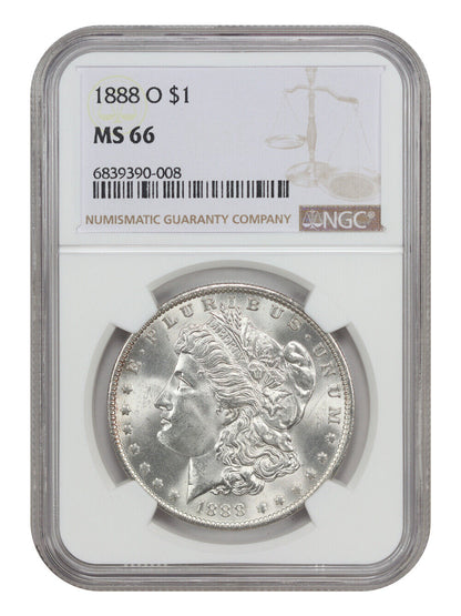 1888-O $1 NGC MS66 - Morgan Dollar