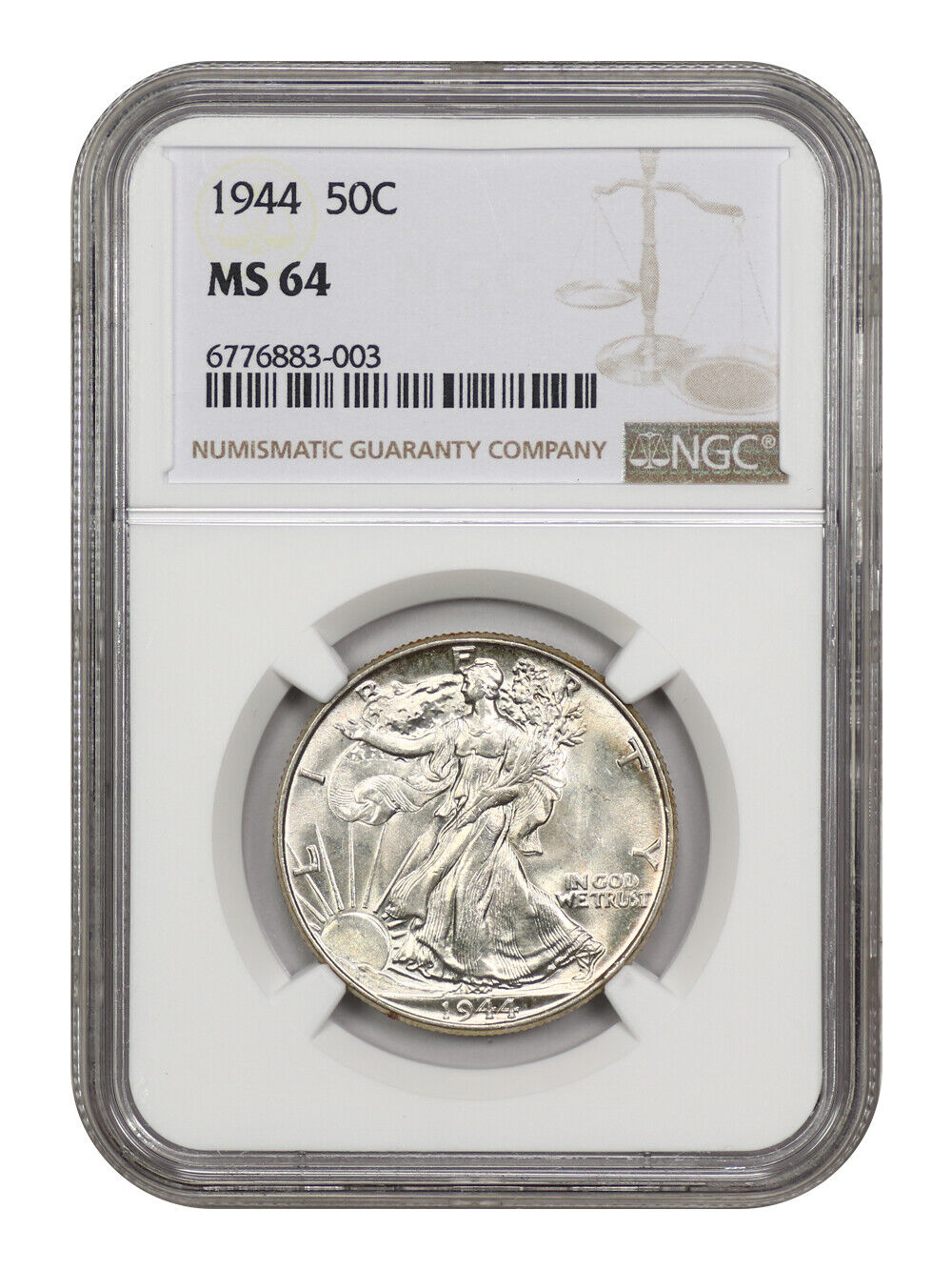 1944 50C NGC MS64